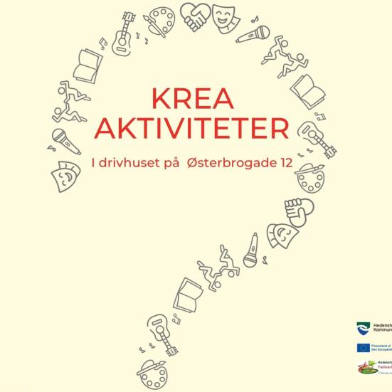 Spørgsmålstegn lavet af kreative billeder